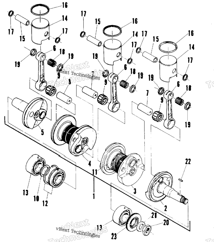 Piston & Crankshaft (4909500950035A)