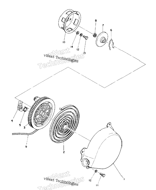 Recoil Starter (4909500950041A)