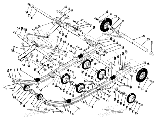 Suspension Assembly No. 1540583 (4910951095013A)