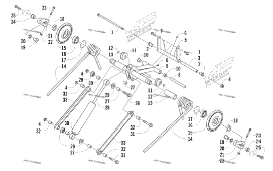 Rear Suspension Rear Arm Assembly