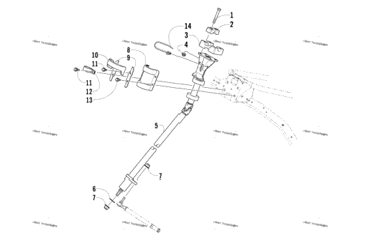 Steering Post Assembly