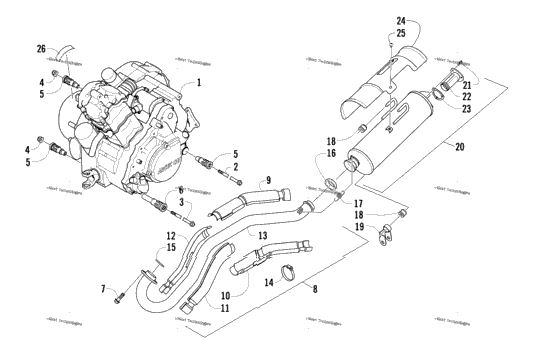 Engine And Exhaust