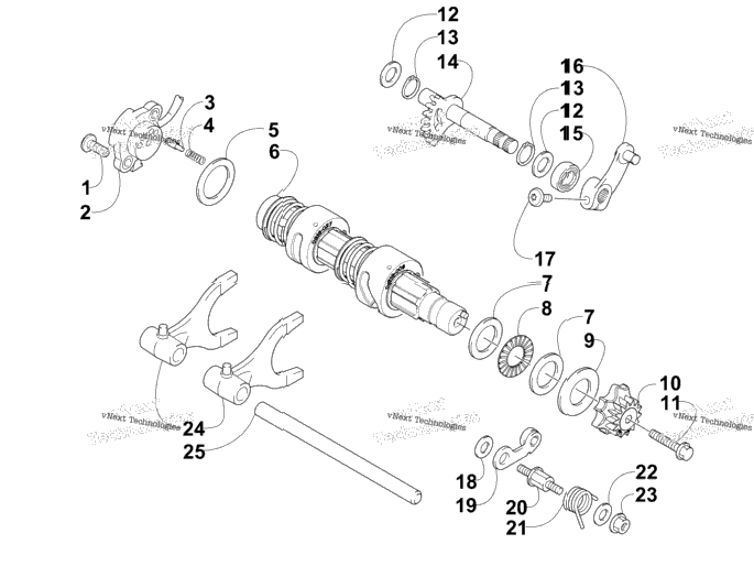Gear Shifting Assembly