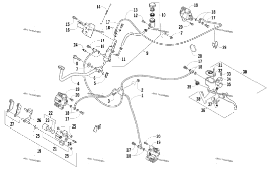Hydraulic Brake Assembly