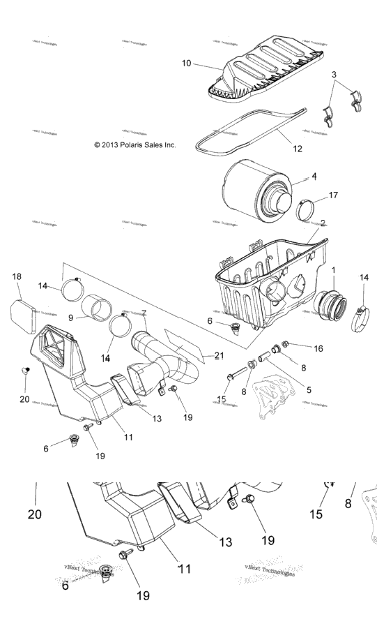 Engine, Air Intake System