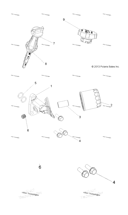 Engine, Oil Filter & Dipstick