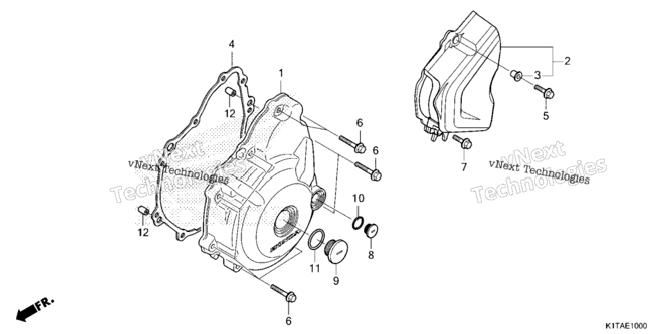 Left Crankcase Cover