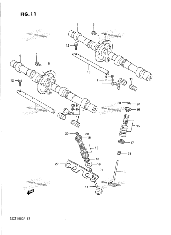 Cam Shaft - Valve