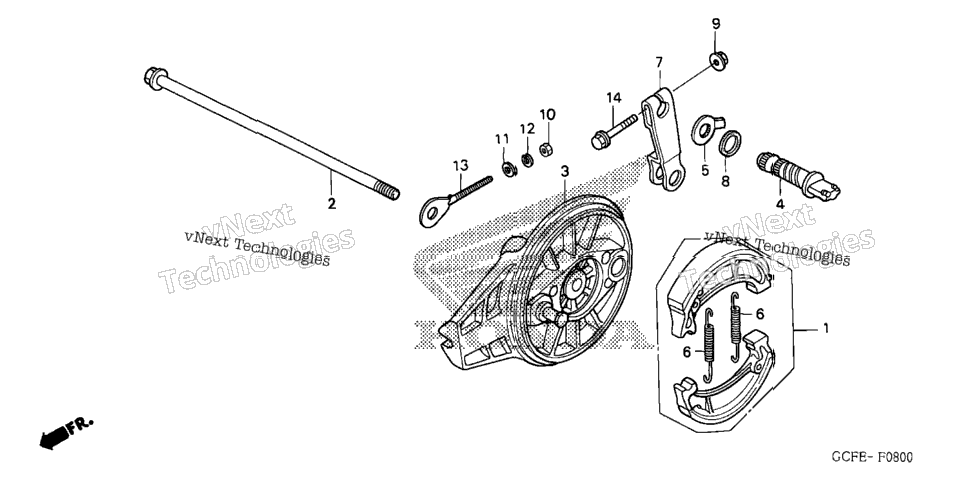 Rear Brake Panel