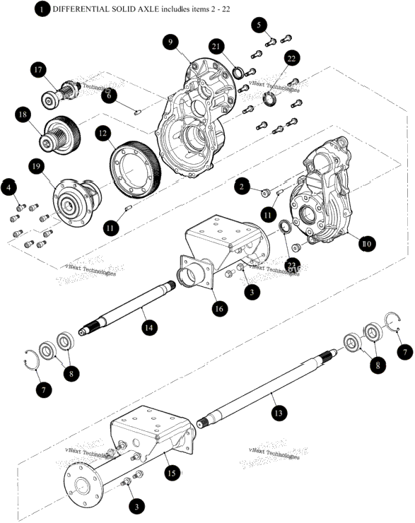 Differential Solid Axle