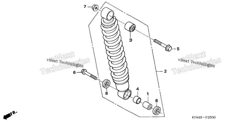 Rear Shock Absorber