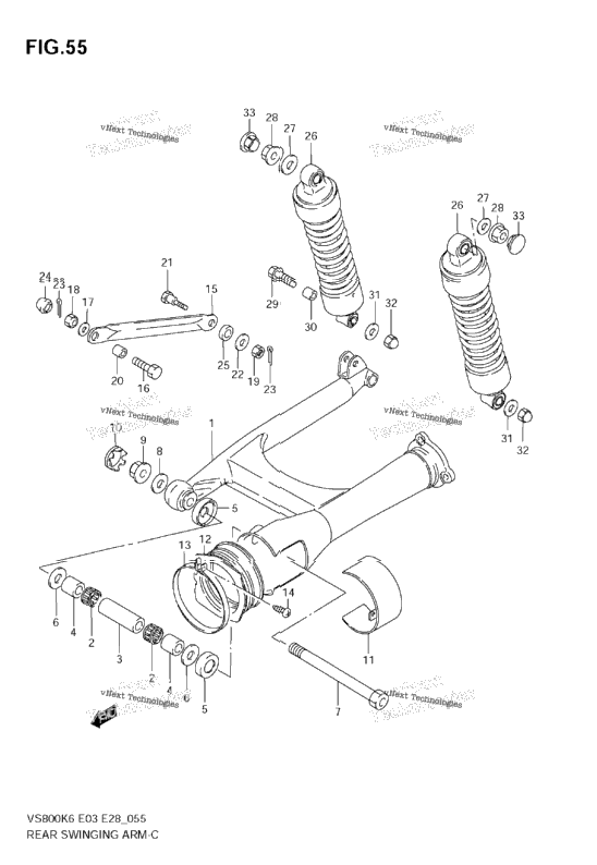 Rear Swinging Arm