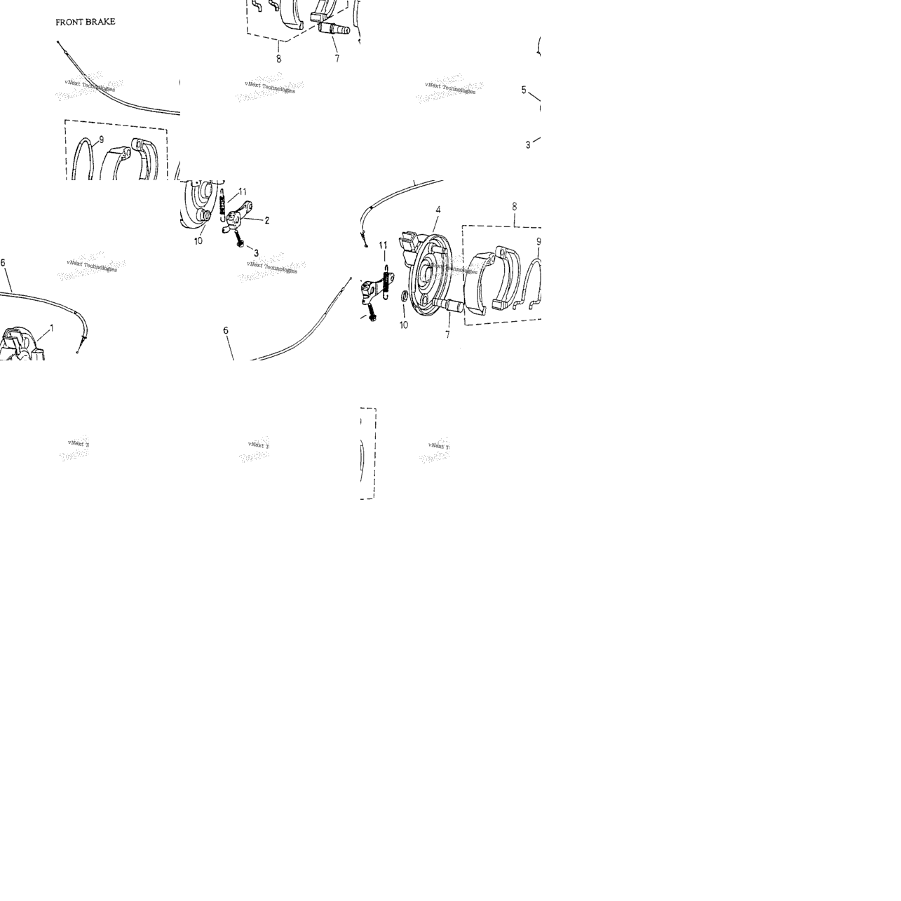 Front Brake 166A-19
