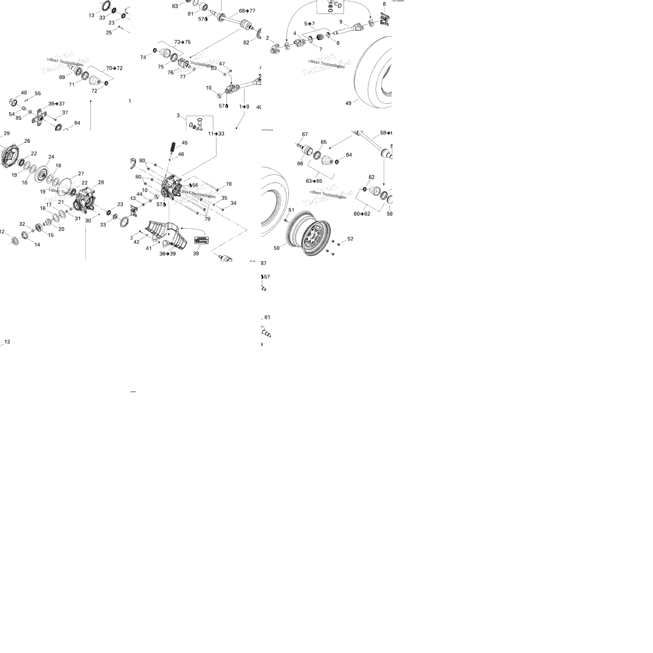 Drive System, Rear