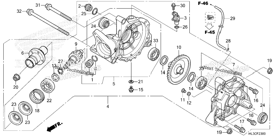 Rear Final Gear