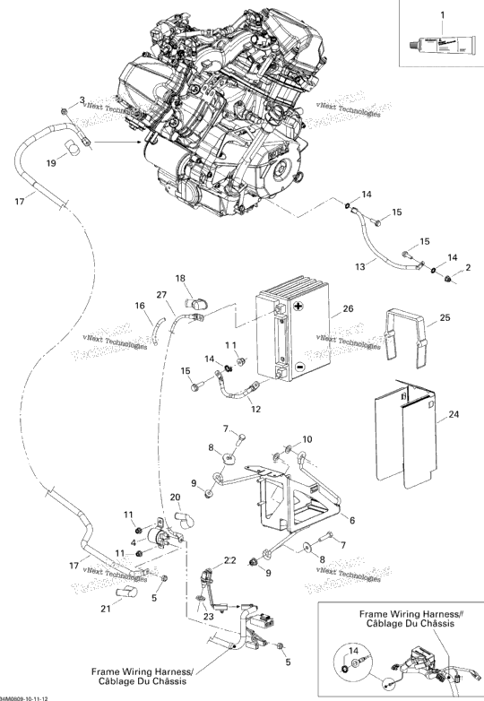 Battery And Starter