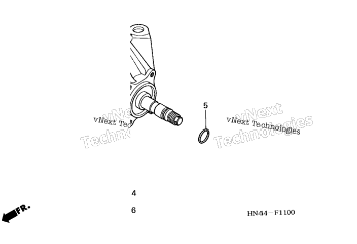Knuckle (Trx350tm/Te)