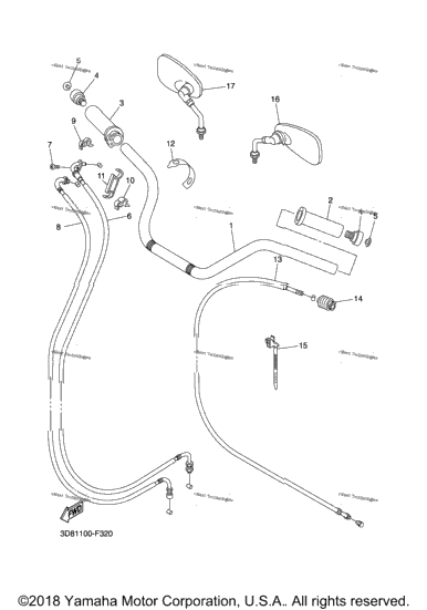 Steering Handle Cable