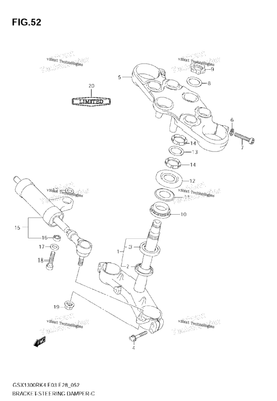Bracket - Steering Damper