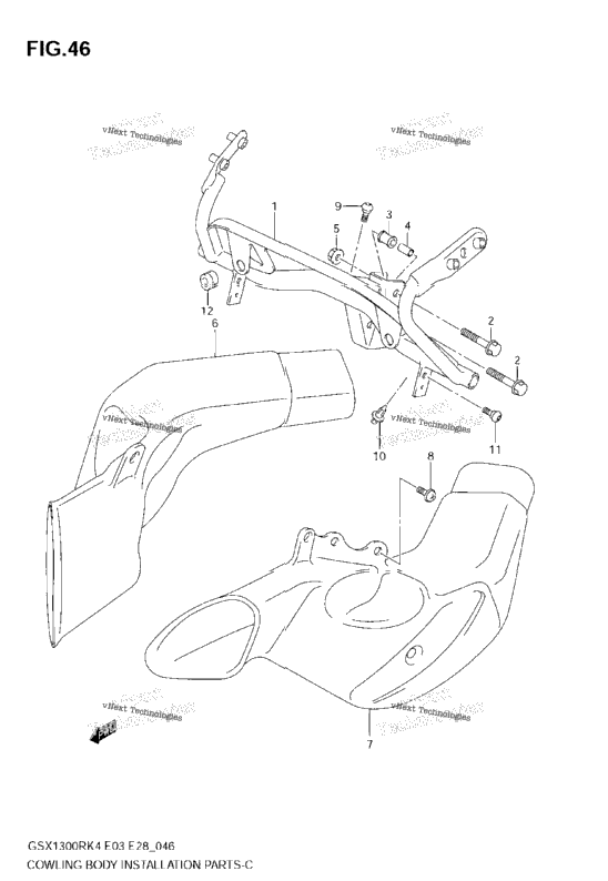 Cowl Body Installation Parts