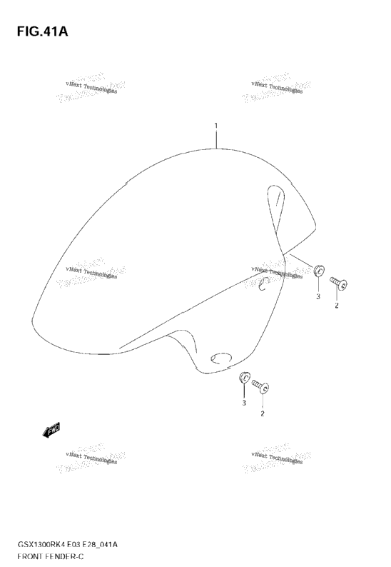 Front Fender (Model K5/K6)