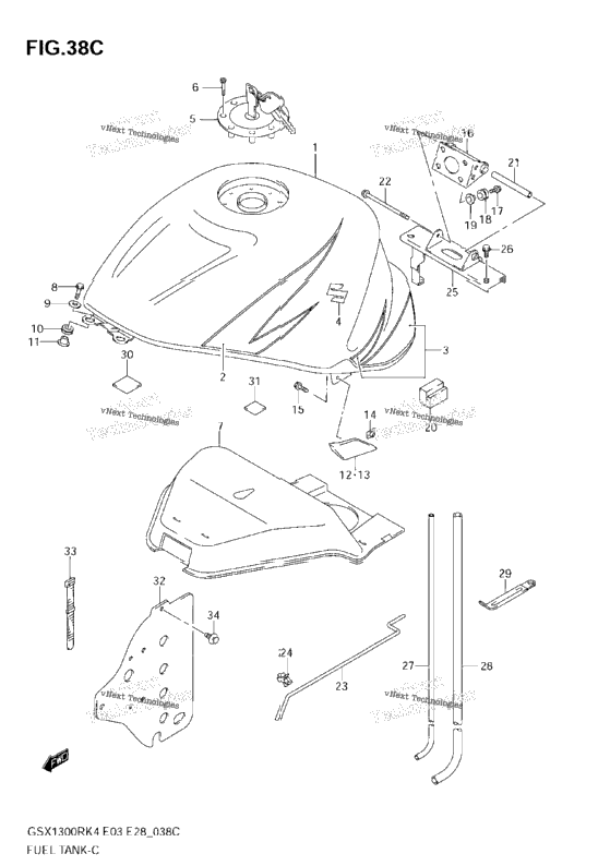 Fuel Tank (Gsx1300rzk6)