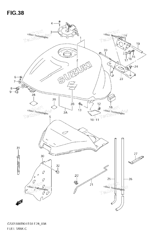Fuel Tank (Model K4)