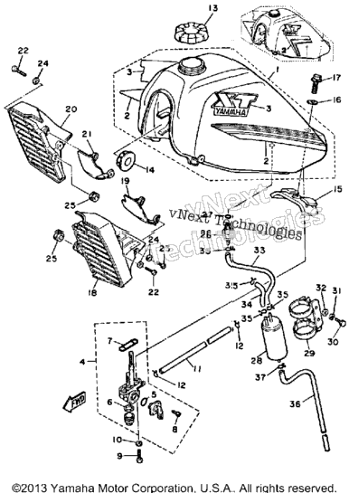 Fuel Tank Xt600lc - Nc
