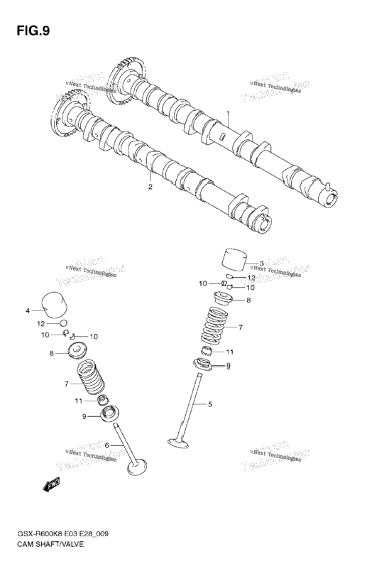 Cam Shaft - Valve