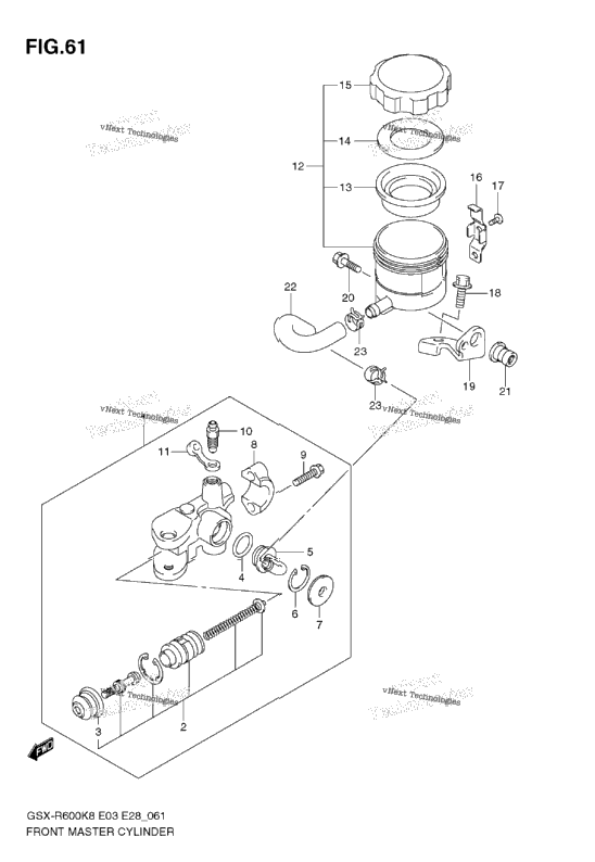Front Master Cylinder