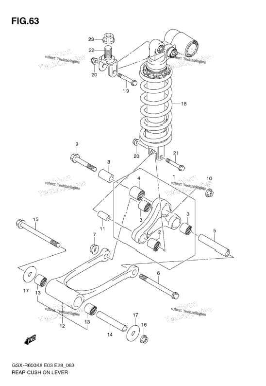 Rear Cushion Lever