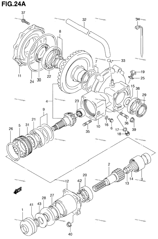 Final Bevel Gear (Rear)(Model K1)