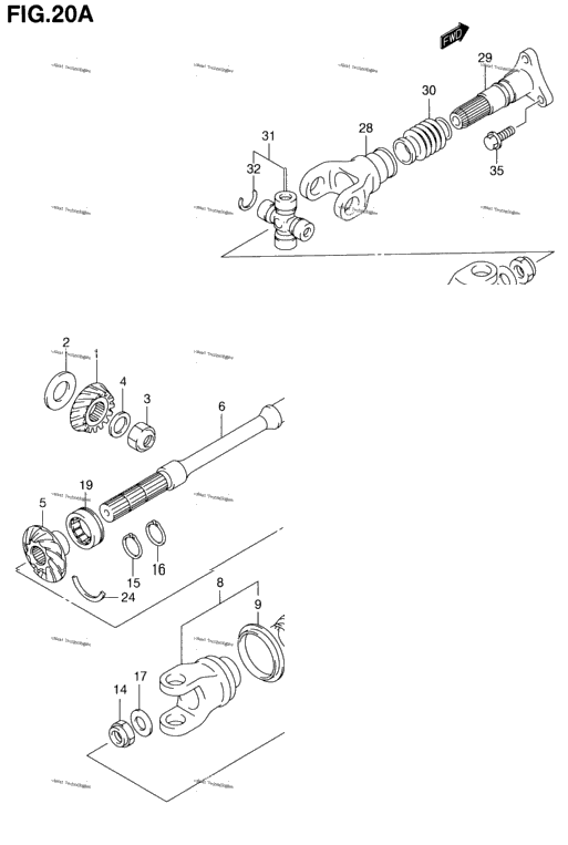 Secondary Drive (Model K1)