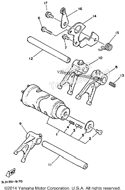 Shift Cam Fork