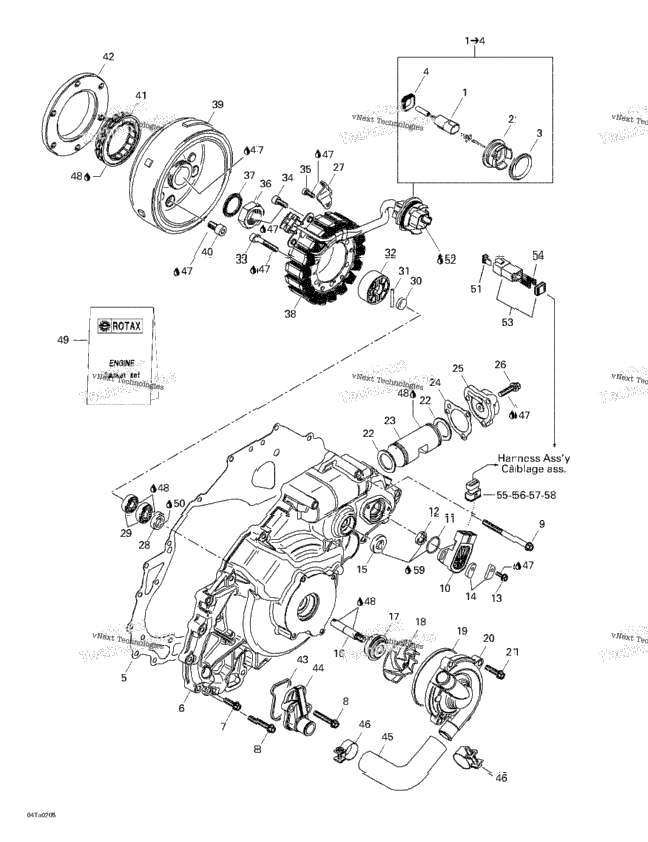 Ignition And Water Pump