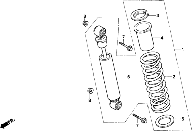 REAR SHOCK ABSORBER