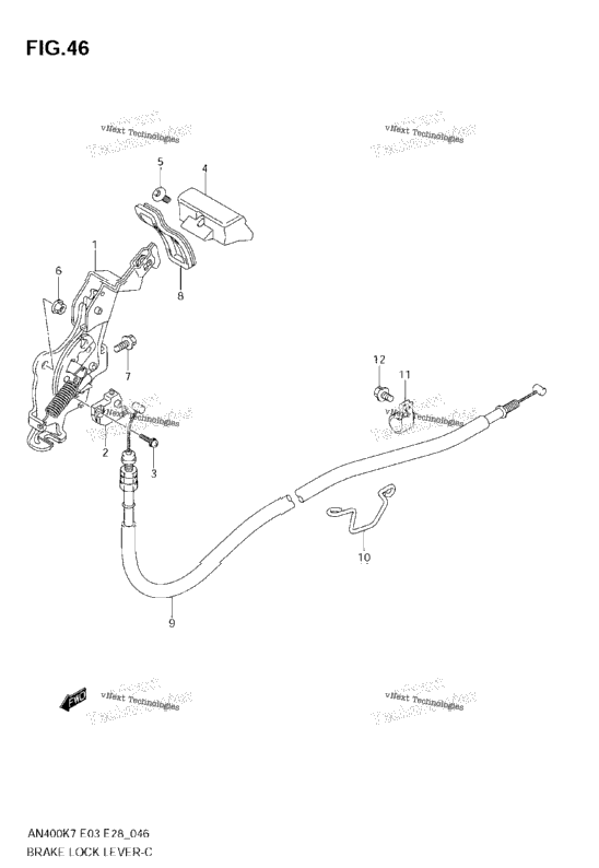 Brake Lock Lever