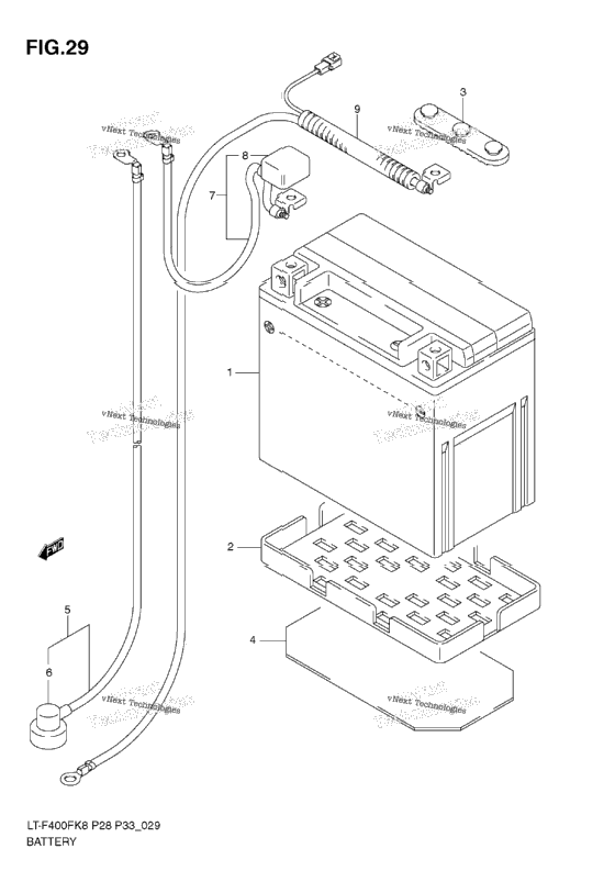 Battery (Model K8/K9)