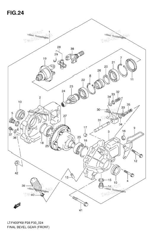 Final Bevel Gear (Front)
