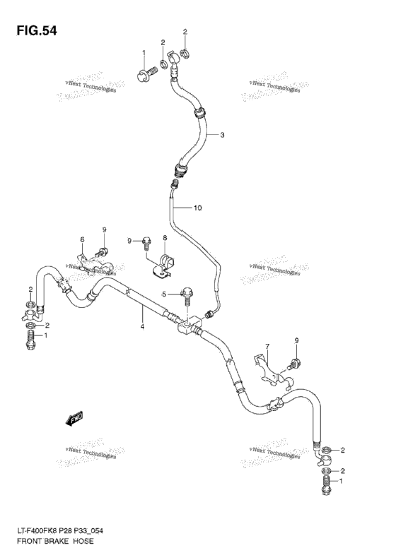 Front Brake Hose
