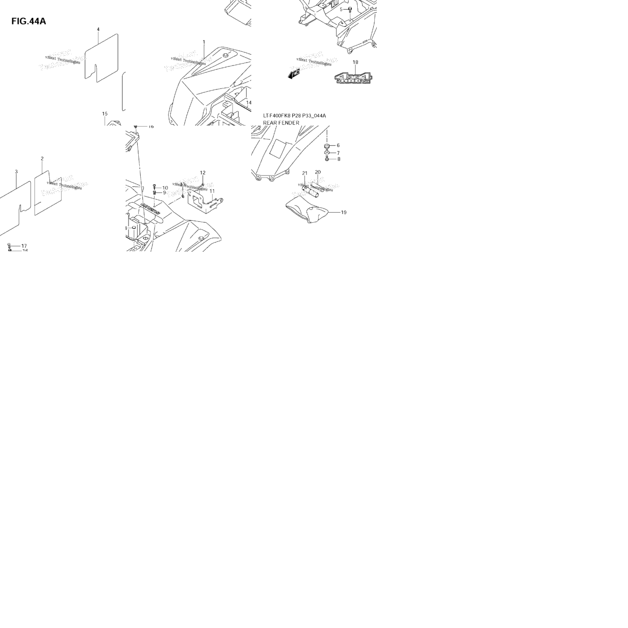 Rear Fender (Lt-F400fl0)