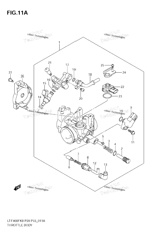 Throttle Body (Lt-F400fl0)