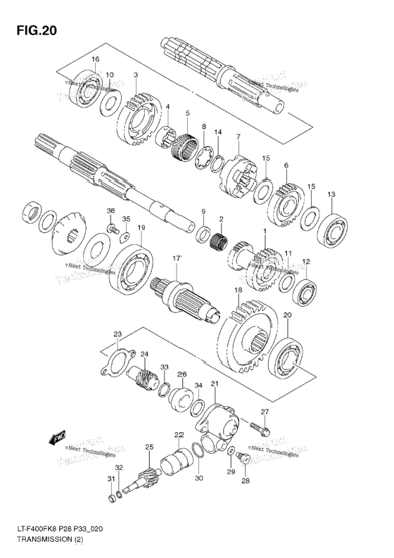 Transmission (2)(Model K8/K9)