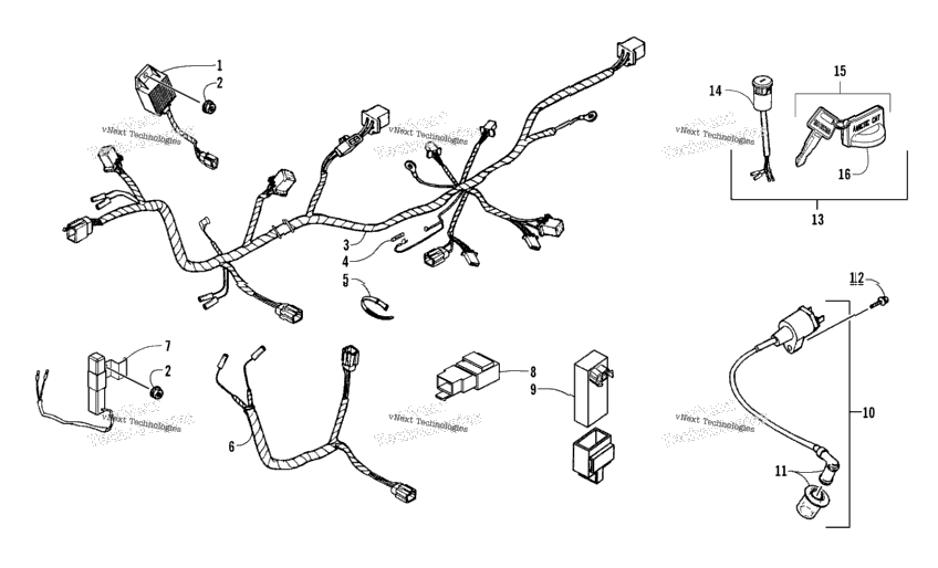 Electrical And Wiring Harness Assembly