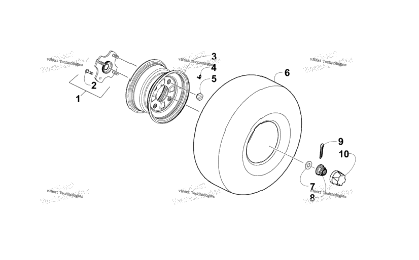 Rear Wheel Assembly