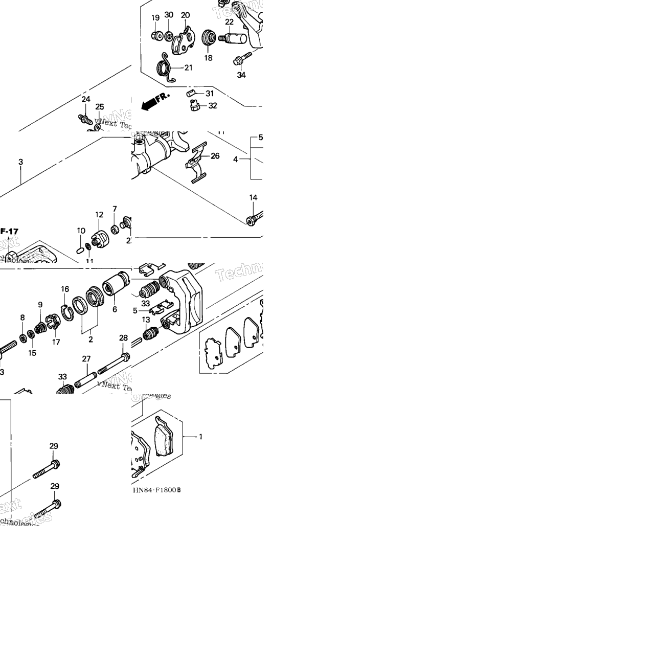 Rear Brake Caliper