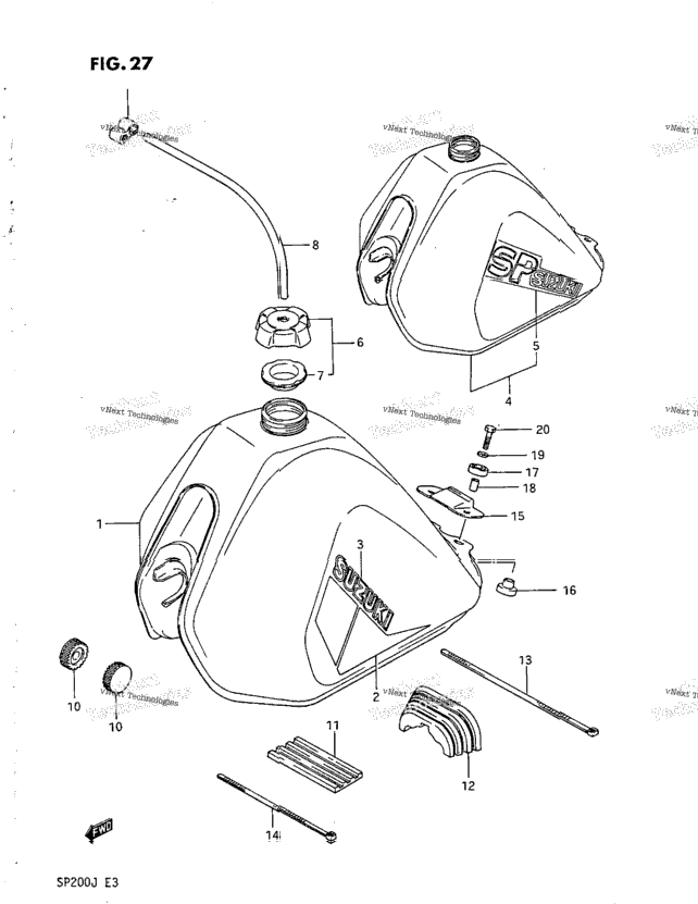 Fuel Tank (Model G/H)