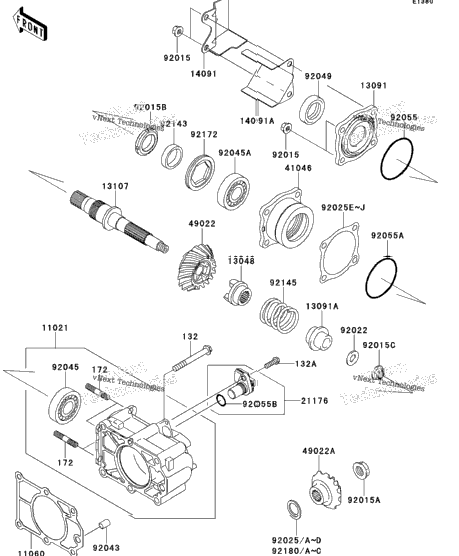 Bevel Gear Case