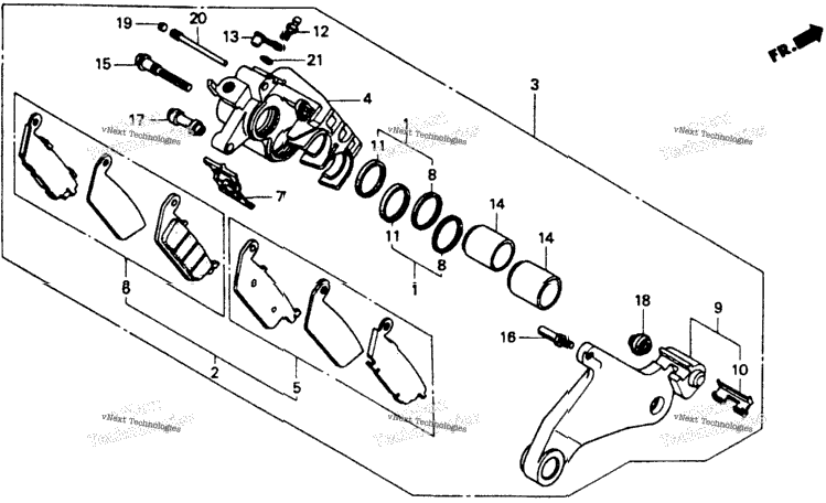 Rear Brake Caliper