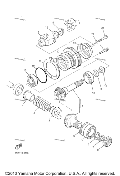 Middle Drive Gear